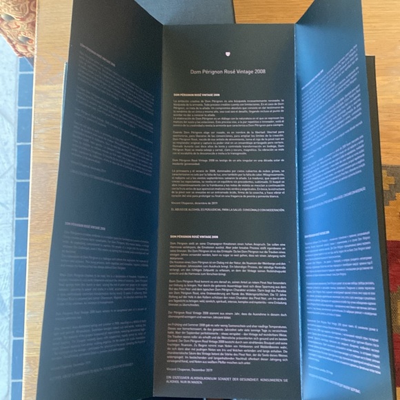 2 Dom Perignon Rose’ Boxes Vintage 2008 $25/each with empty bottles - Picture 3 of 4